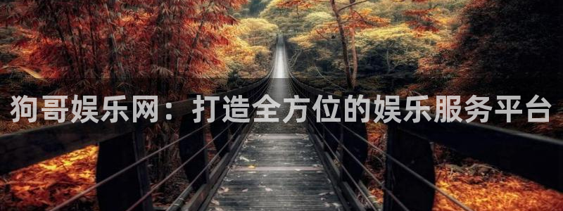 彩易通5注册：狗哥娱乐网：打造全方位的娱乐服务平台