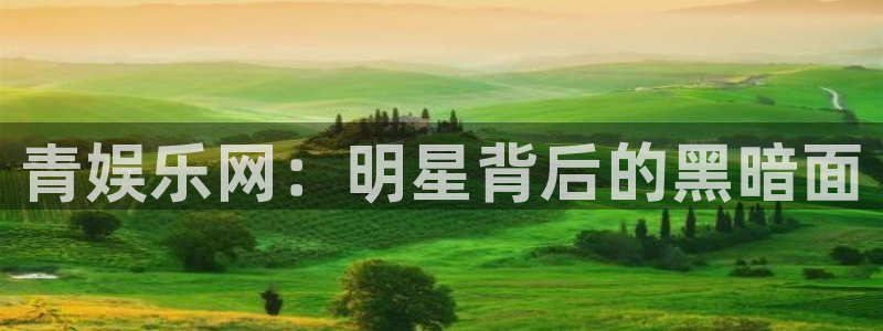 彩易通体育凯捷平台主管：青娱乐网：明星背后的黑暗面